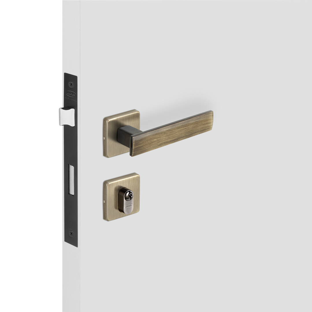 Conjuntos de Fechaduras | METRO LIGHT AQ - ANTIQUE | EXTERNO